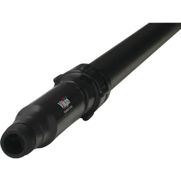 Teleskopskaft m/vandg m/ Q-kobling, aluminium, 1600- 2840 mm