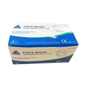 Mundbind COOLMATE FACEMASK  3-lags 50stk/pak