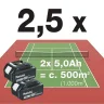 MAKITA Robotstvsuger LXT  18V  2,5 l