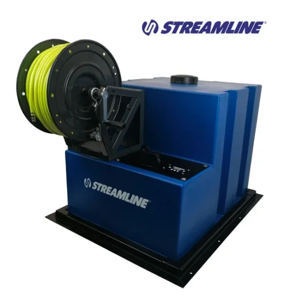 Rentvandsanlg ECOSTREAM 375 LTR, pumpe, controler, og granulat 100 mtr