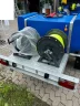 Denver 800ltr Trailer with Honda Powered Pressure Washer 16lpm 276bar, 30mtr Hose Reel, Blue tank hjtryksrenser p trailer