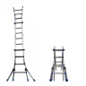 Teleskopstige Alu 4x5 trin, 5,3 meter