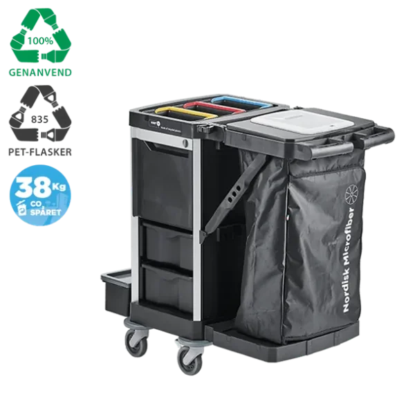 Nordic Recycle Trolley 2.0  small m/affaldsholder