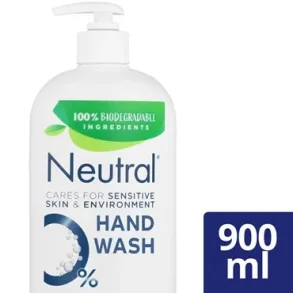 Neutral h�nds�be uden farve og parfume 0,9L