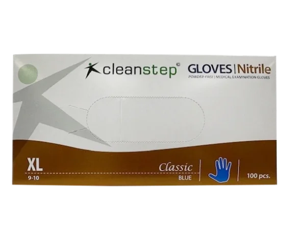Nitrilhandsker, Cleanstep uden pudder Bl, XLarge 100 stk/pak