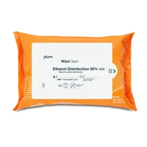 WipeClean Ethanol Desinfection 40x30 cm, 20stk/pak