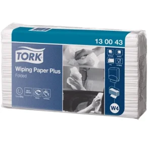Aftrringspapir Tork Plus W4 2-lag hvid, 28 karton/Palle