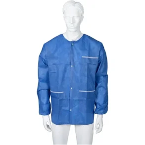 Varmejakke m/lange rmer  XL mrkebl engagngs 48stk