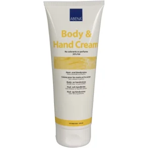 Hud- og hndcreme, ABENA, 200 ml, uden farve og parfume, 35% fedt