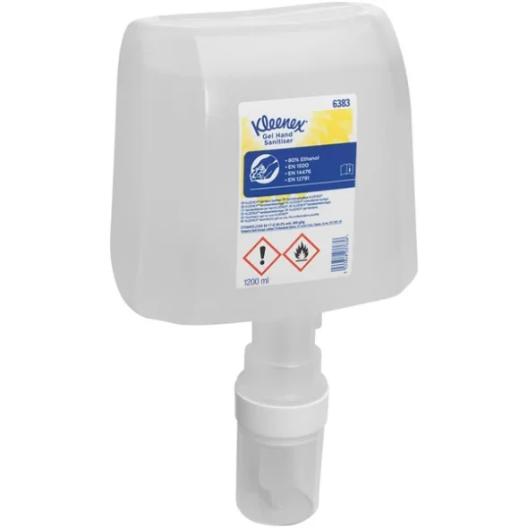 Hnddesinfektion, Kleenex, 1200 ml, gel, 80% ethanol,