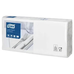 Tork Frokostserviet, 2-lags, 1/4 fold, 33x33CM, 2000stk 