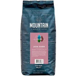 Kaffe, BKI Mountain Java, helbnner, 1 kg x 6 stk/kolli