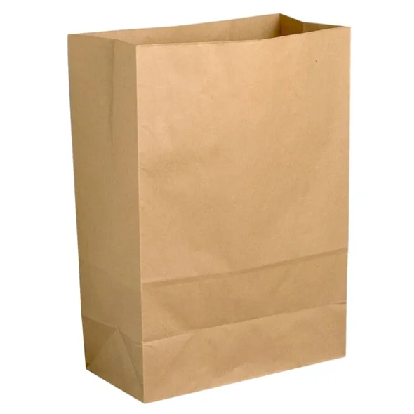 Klodsbundspose, 22x14x35cm, 11 l, brun, papir, uden hank, 250stk