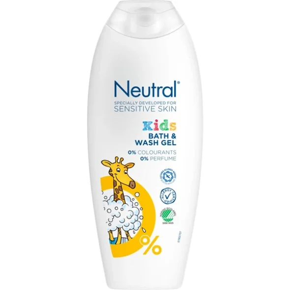 Dush- og bades�be, Neutral Kids, 250 ml, uden farve og parfume 1 stk