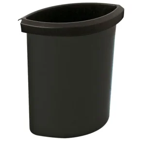 Indsats, 6 l, sort, til rund affaldsspand b:25cm H:31,5cm