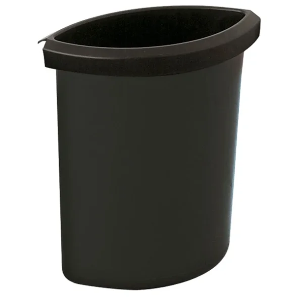 Indsats, 6 l, sort, til rund affaldsspand b:25cm H:31,5cm