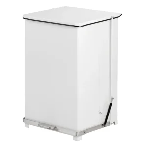 Industri pedalspand hvid 152 liter