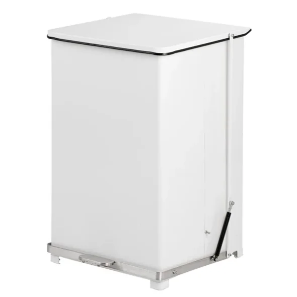 Industri pedalspand hvid 152 liter