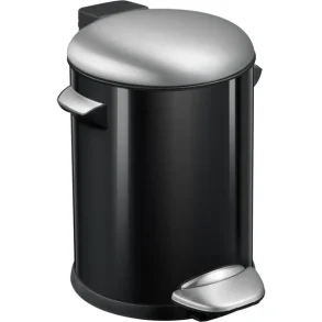 Pedalspand sort brstet stl 5 l