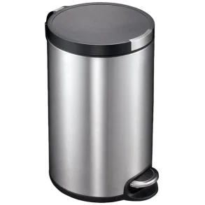 Pedalspand  brstet stl 12 l