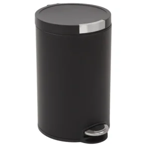 Pedalspand, EKO Artistic, sort, pulverlakeret stl, 5 l