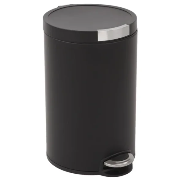 Pedalspand, EKO Artistic, sort, pulverlakeret stl, 5 l