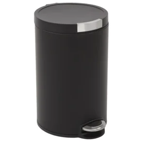 Pedalspand, EKO Artistic, sort, pulverlakeret stl, 12 l