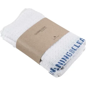 Karklud, Ena Living, 38x38cm, hvid, bomuld 6 stk 