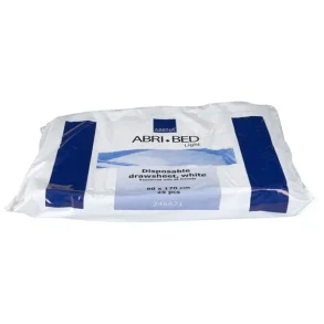 Stiklagen med trde, ABENA Abri-Bed Light, 3-lags, 170x80cm, med 48 trde 100stk 