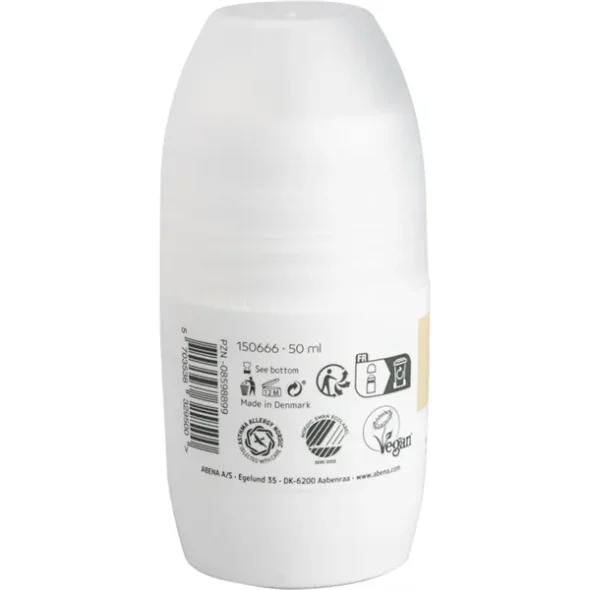 Roll-on Deo, 50 ml, hvid, uden farve,parfume og parabener