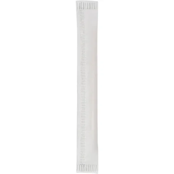 Tandstikker, Gastro, 6,5cm, natur, runde, med spids i begge ender, enkeltpakket i papir 1000stk 