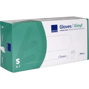 Vinylhandsker, uden pudder Small, 100 stk