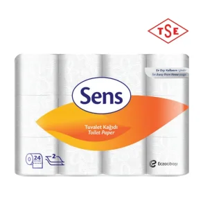 Toiletpapir SENS hvid 2 lags, 72 rl, 22.5 meter - 32 kolli/palle 