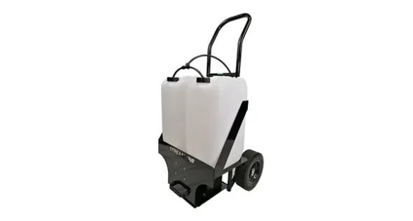 Rentvandsanlg 50 ltr with control, batteri og lader. OG GRANULAT