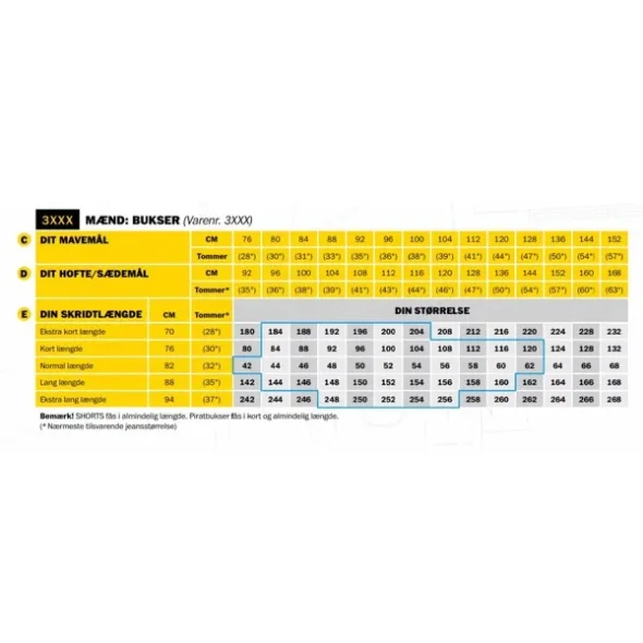 Hndvrker buks med hylsterlommer, Canvas+ str 46, 33''