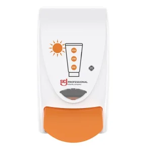 DEB Dispensere til UV-beskyttende Solcreme Orange til 1000ml 