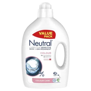 Neutral Flydende Vaskemiddel, Kulrt 1.75L - Specielt udviklet til farvet tj