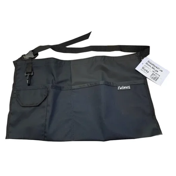 Vrktjsblte Wrks Sort med 2 lommer