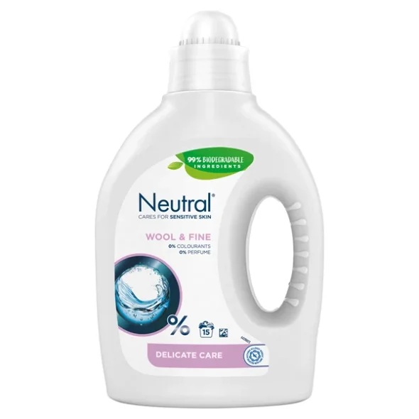 Tjvask, Neutral, 750 ml, flydende, uld- og sknevask, uden farve og parfume