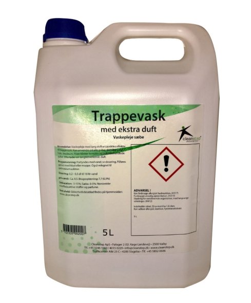 Trappevask med ekstra duft 5 L