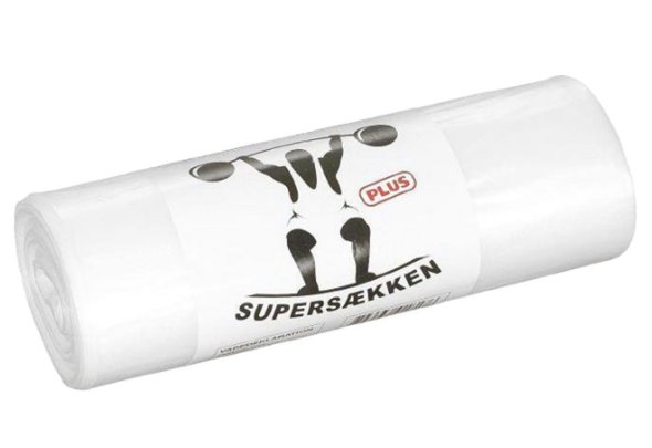 Supersk Plus, Superskken, LLDPE, transparent, 35 my, 70x110 cm, 100 l, 10stk/rl.
