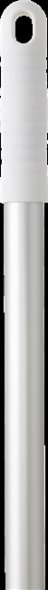 Aluminiumsskaft, 25 mm, 1460 mm, Hvid