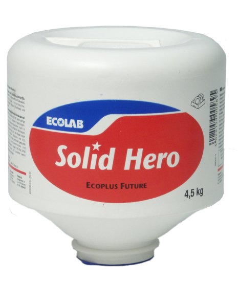 Ecolab SOLID Hero med klor, 4x4,5 kg