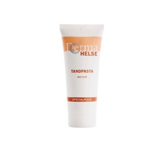 Tandpasta, Derma Helse, med flour, 75 ml, 6 stk/krt