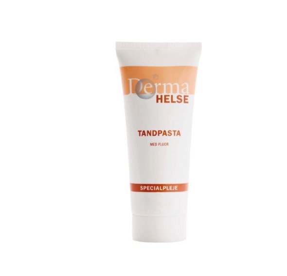 Tandpasta, Derma Helse, med flour, 75 ml, 6 stk/krt
