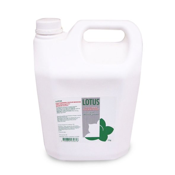 Lugtfjerner Lotus med mikroorganisme, 5 liter