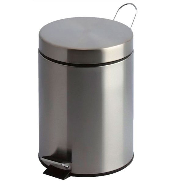 Pedalspand, EKO, gr, stl, 30 l, med inderspand i plast