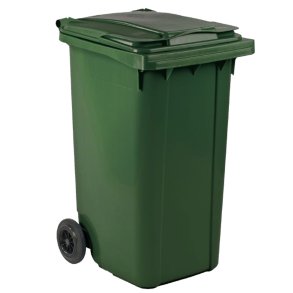 Mini-affaldscontainer,  grn, 120 l