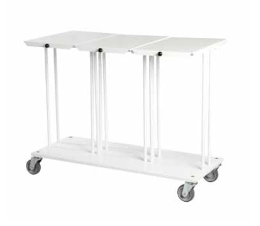 Trippel affaldsstativ m/ lg 110 liter