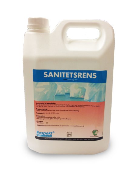 Respekt Sanitetsrens med parfume, 5 liter